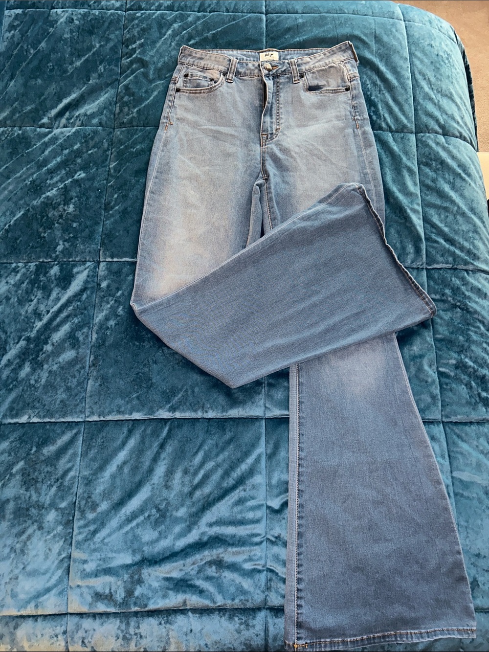 Tokyo Darling Light Blue Flare Jeans